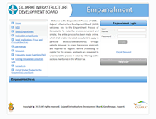 Tablet Screenshot of empanelment.gidb.org